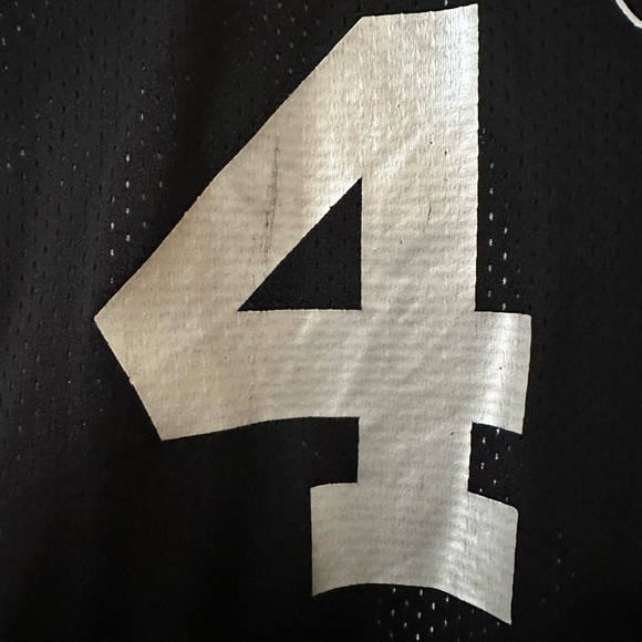 Majestic fan fashion Black and white Raiders jersey - Picture 2 of 6